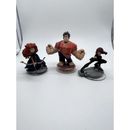 Disney Video Games & Consoles | Disney Infinity Lot Of 4 Figures Wreck-It Ralph,Mrida And Black Widow | Color: Black | Size: Os