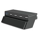 TNP 5 Port USB Hub for PS4 Slim Edition - USB 3.0/2.0 High Speed Adapter Accessories Expansion Hub Connector Splitter Expander for PS4S Playstation 4 Slim Edition Gaming Console