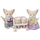 Calico Critters Fennec Fox Family - Set of 4 Collectible Doll Figures for Children Ages 3+