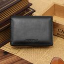 New ID Credit Card Bifold Money Clip Purse Genuine Leather Wallet