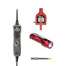 Power Probe 4 Piece Electrical Testing Kit with Power Probe 3, Pulse Modulation Width Adapter Tip, Penetrator Tip, and 800 Lumen Flashlight