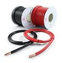 Autowiring Automotive Hi-Flex - Cable de PVC para batería (170 A, 25 mm², 4 AWG, 2 m), color rojo