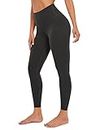 CRZ YOGA Butterluxe High Waisted Lounge Legging 25" - Workout Leggings for Women Buttery Soft Yoga Pants Black X-Large