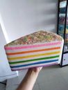 Jumbo Super Giant Soft Squishys Rainbow Sandwich Slow Rising Squeeze Kids Stress
