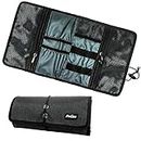 ProCase Travel Gear Organizer Electronics Accessories Bag, Small Gadget Carry Case Storage Bag Pouch for Charger USB Cables SD Memory Cards Earphone Flash Hard Drive (Black)