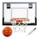Franklin Sports Over The Door Mini Basketball Hoop Slam Dunk Shatter Resistant
