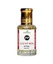 Ficosa 212 VIP Men Attar For Men | French Modern Attar | Itra | Scent | Natural Fragrance Oil | Perfume Oil | 0% Alcohol With Floral Fragrance (10ml)