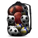 DoGeek Ball Bag Large Mesh Bag for Nylon Mesh Bag Foldable Storage Durable Reusable (27"x36")