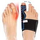 Fit Geno Bunion Corrector Women & Men Big Toe: Foot Straightener Splint Brace - Adjustable Bunyan Correction Orthopedic for Hallux Valgus Pain Relief 2 Pcs
