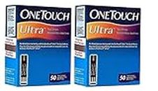 OneTouch Ultra 100 Strips Box (2 Pack of 50 Each)