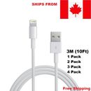 3M 10FT USB Sync Data Charger Charging Cable For iPhone 6 7 8 X 11 12 13 14 Max