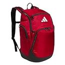 adidas 5-Star 2.0 Backpack for Multi-Sport Practice, Travel and Game-Day, Team Power Red, One Size