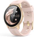 Reloj inteligente AGPTEK para mujer, reloj inteligente para teléfonos Android e iIP68 Waterpr