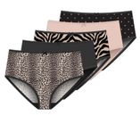 Delta Burke Intimates Women's Stretch Microfiber Brief Panties 5-Pack