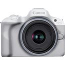 CANON Systemkamera "EOS R50 + RF-S 18-45mm F4.5-6.3 IS STM Kit" Fotokameras weiß Systemkameras
