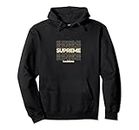 Vintage Supreme, Louisiana Repeating Text Pullover Hoodie