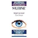 Murine Bright & Moist Eye Drops to Whiten Eyes as Well as Hydrating and Soothing Dry and Sensitive Eyes, 15ml