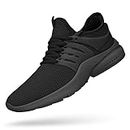 Feetmat Mens Running Tenis para Hombres Shoes Slip On Resistant Sneakers Athletic Gym Non Slip Shoes Size 11 Black Zapatos De Hombre Mens Sneakers Tenis para Hombres