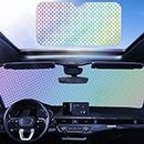 Front Windshield Sun Shade - New Upgrade Accordion Folding Double-Sided Auto Sunshade for Medium and Small Car #2024
