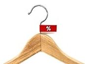 %-Fahne Clip 25 Stück SALE Werbung für Kleiderbügel Rabatt Aktion Werbemittel Ausverkauf%
