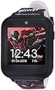 Accutime Kids Marvel Spider-Man Miles Morales Black Educational Touchscreen Smart Watch Toy for Boys, Girls, Toddlers - Selfie Cam, Learning Games, Alarm, Pedometer & More (Model: SPD4664AZ)