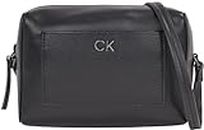 Calvin Klein Women CK DAILY CAMERA BAG PEBBLE, Ck Black, One Size