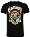 Gas Monkey Garage Maglietta da uomo con candele bianche, Colore: nero., M