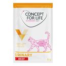 48x85g Urinary Rind Cats Concept for Life Veterinary Diet Katzenfutter nass