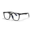 HAOMAO Blue Light Blocking Glasses For Women Men Large Frame Retro Rivets Design 1