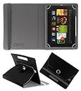 Acm Rotating 360 Leather Flip Case Compatible with Kindle Fire Hd 7 2012 2nd Gen Tablet Cover Stand Black