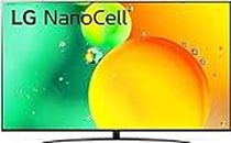 LG NanoCell 50NANO766QA Smart TV 4K 50" Serie NANO76 2022, Processore α5 Gen 5, Filmmaker Mode, Game Optimizer, Wi-Fi, AI ThinQ, Google Assistant e Alexa Integrati, Telecomando Puntatore