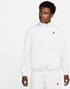 NIKE DC0620-100 M NKCT HERITAGE SUIT JKT Sweatshirt Men's White/White/White XL