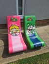 Sedie da gioco Super Mario X Rocker Junior x2 * Mario verde e pesca rosa * 2020