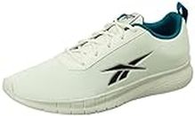 REEBOK Men Synthetic/Textile Stride Runner M Running Shoes Classic White/Seaport Teal/Black UK-10