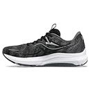 Saucony Women's Omni 21 Running Shoe, Black/White, US 8