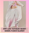 NWT Victoria Secret PINK SHERPA BLANKET BLK FRIDAY 2022 GREY LOGO Fast Ship!