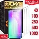 Wholesale LOT Tempered Glass Screen Protector For iPhone 15 14 13 12 11 Pro Max
