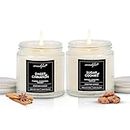 Aromahpure Scented Candles (55 Hours) (100% Soy Wax)- Handcrafted | Smoke-Free | Sweet Cinnamon- Floral, Cinnamon & Woody, Sugar Cookies- Sugery, Caramel & Vanilla Fragrance Candles for Home