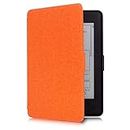 MOKASE Custodia Compatibile con 6" Kindle Paperwhite 5a/6a/7a Generazione (2012,2013,2015,2016), Modello: EY21 / DP75SDI, Custodia Rigida Sottile con Intelligente Sveglia/Sonno, Orange
