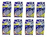 Presto 3-Blades For smoother Shaving (6 In 1)- (Pack of 8 ) by Rmr JaiHind