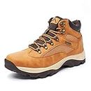 CC-Los Men's Waterproof Hiking Boots Lightweight & All Day Comfort Wheat Size 9-9.5