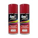 APAR Automotive Spray Paint Flash Red (RC Colour Name), Compatible for Volkswagen Polo and T-Roc Cars -225 ml (Pack of 2-Pcs)