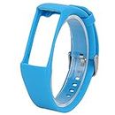 Compatible with POLAR A360 A370 Bands Women Men, Adjustable Soft Silicone Replacement Band Straps Wristbands Bracelet Fit for POLAR A360, POLAR A370 Smartwatch (Blue)