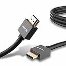 Honeywell HDMI Cable v2.0 with Ethernet, 3D/4K@60Hz Ultra HD Resolution, 2 Mtr, 18 GBPS Transmission Speed, High-Speed, Compatible with all HDMI Devices Laptop Desktop TV Set-top Box Gaming Console