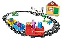 BIG Bloxx Peppa Pig Train Fun-Juego de construcción (59 Piezas, para niños a Partir de 18 Meses), Multicolor (800057154)