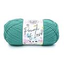 Lion Brand Yarn Pound of Love, Value Yarn, Large Yarn for Knitting and Crocheting, Craft Yarn, Waterfall