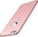 ClickCase™ for iPhone 6 & 6s, Premium Full 360° Side Covered Hard Frosted Matte Back Cover Case for iPhone 6 & 6s (Rose Gold)