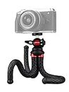 Lammcou Camera Tripod Flexible Mini Small Travel Lightweight Compact Bendy Selfie Gorrila Tripod for DSLR Camera Vlogging Video Camera Camcorder Webcam Projector Ring Light Accessory