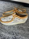 MENS CLARKS ORIGINALS WALLABEE LOW LIMITED  SAND FABRIC  *SAMPLE NOT FOR RESALE"