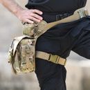 Bolso táctico de caída para piernas ajustable al aire libre accesorios deportivos bolsa para cinturón bolsa para piernas